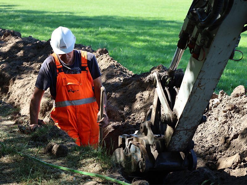 Foto Grondwerker